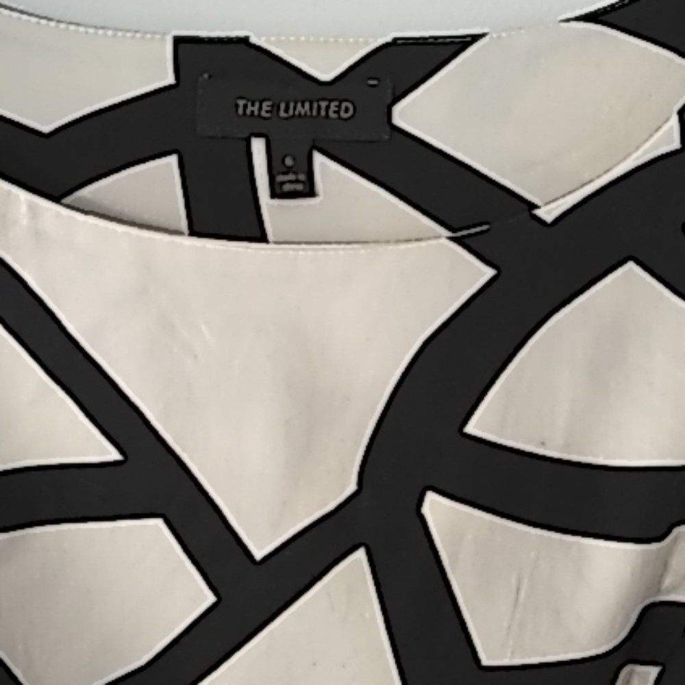 Limited black and‎ cream sleeveless dress  6